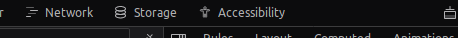 Accesibility menu tab